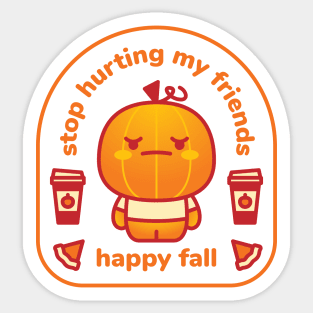 Stop Hurting My Friends (Light Colorway) Sticker